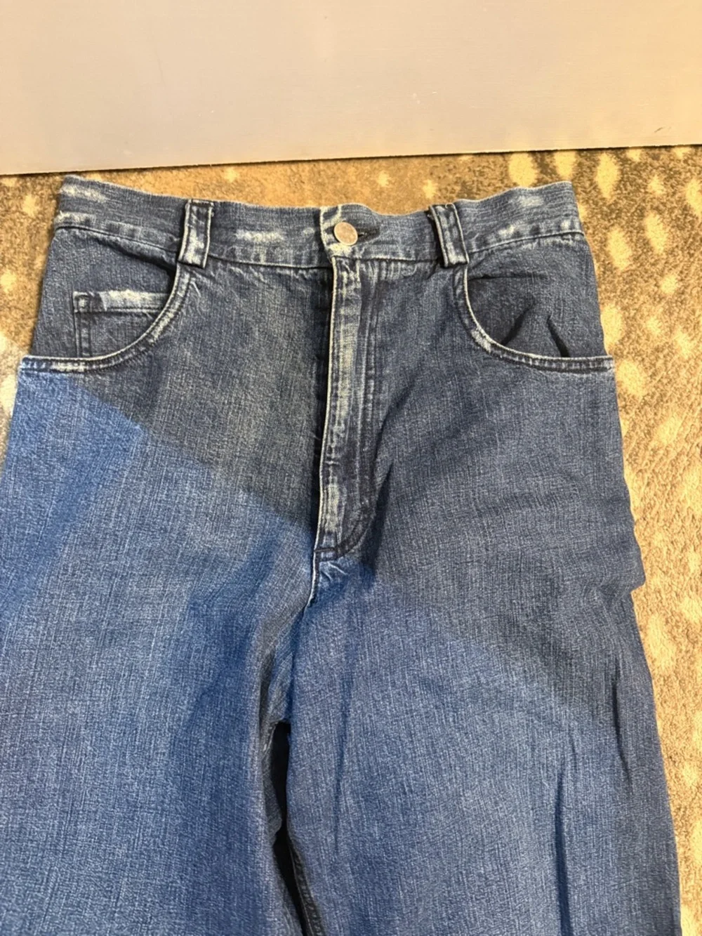Rachel Comey Dark Blue Indigo Legion Wide-Leg Jeans Sz 6 - Picture 12 of 14